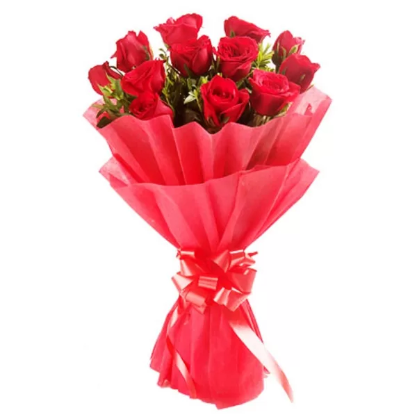 red rose bouquet